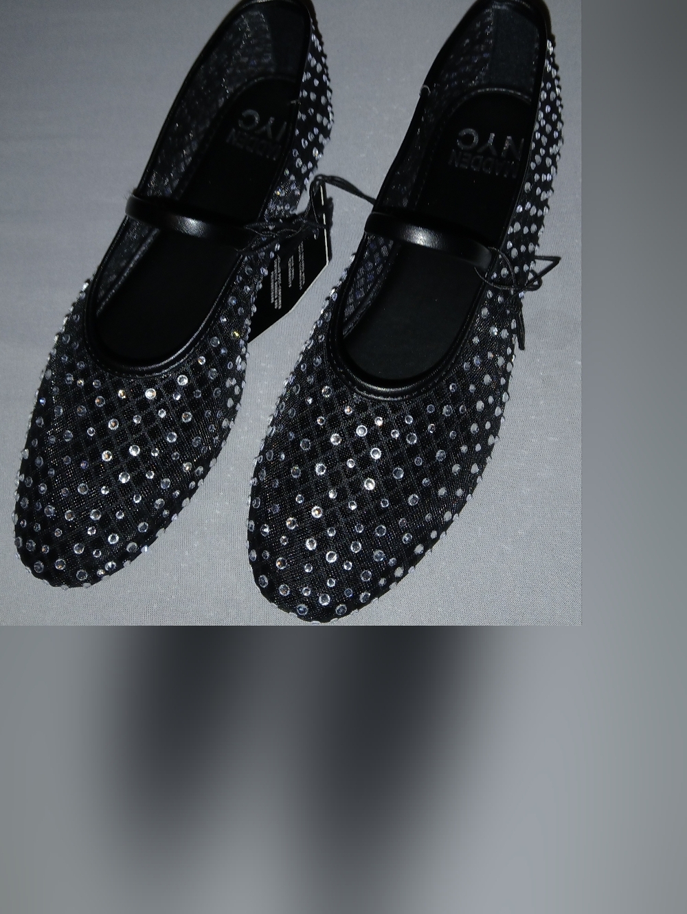 Steve Madden Mesh Bedazzled Ballet Flats Size 7